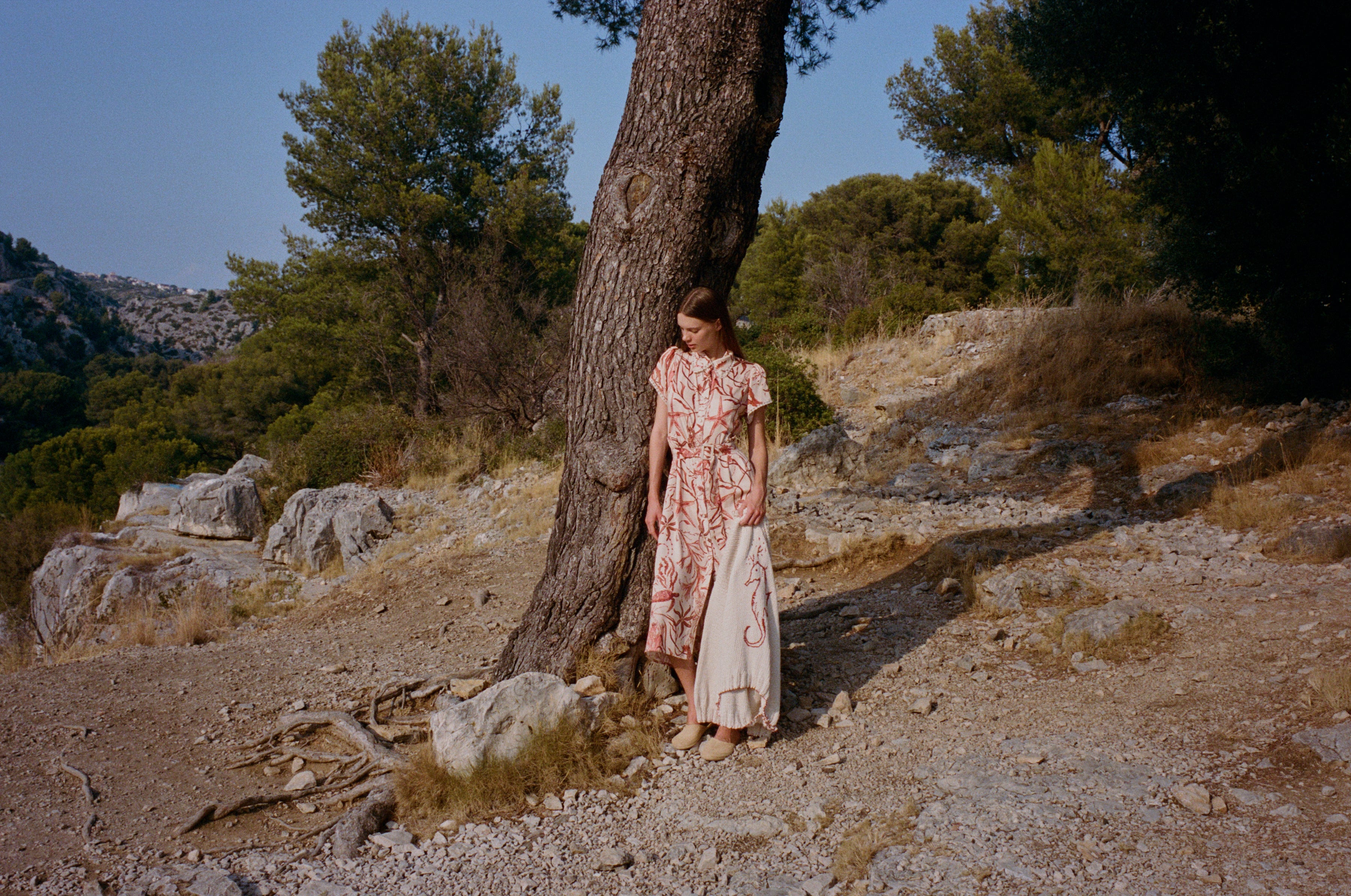 Vestido Salto coral