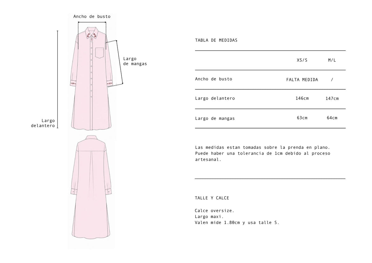 Vestido Francisca Rosa