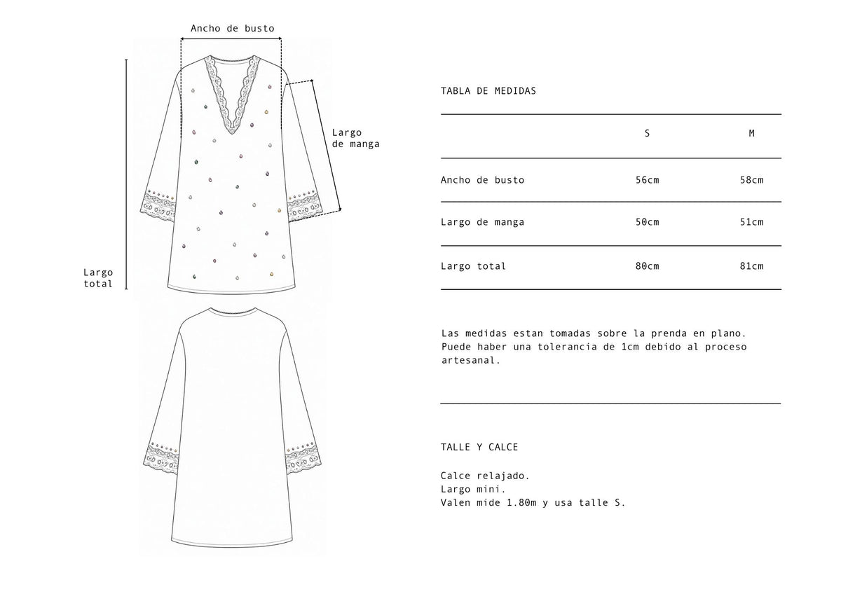 Vestido Daisy Blanco