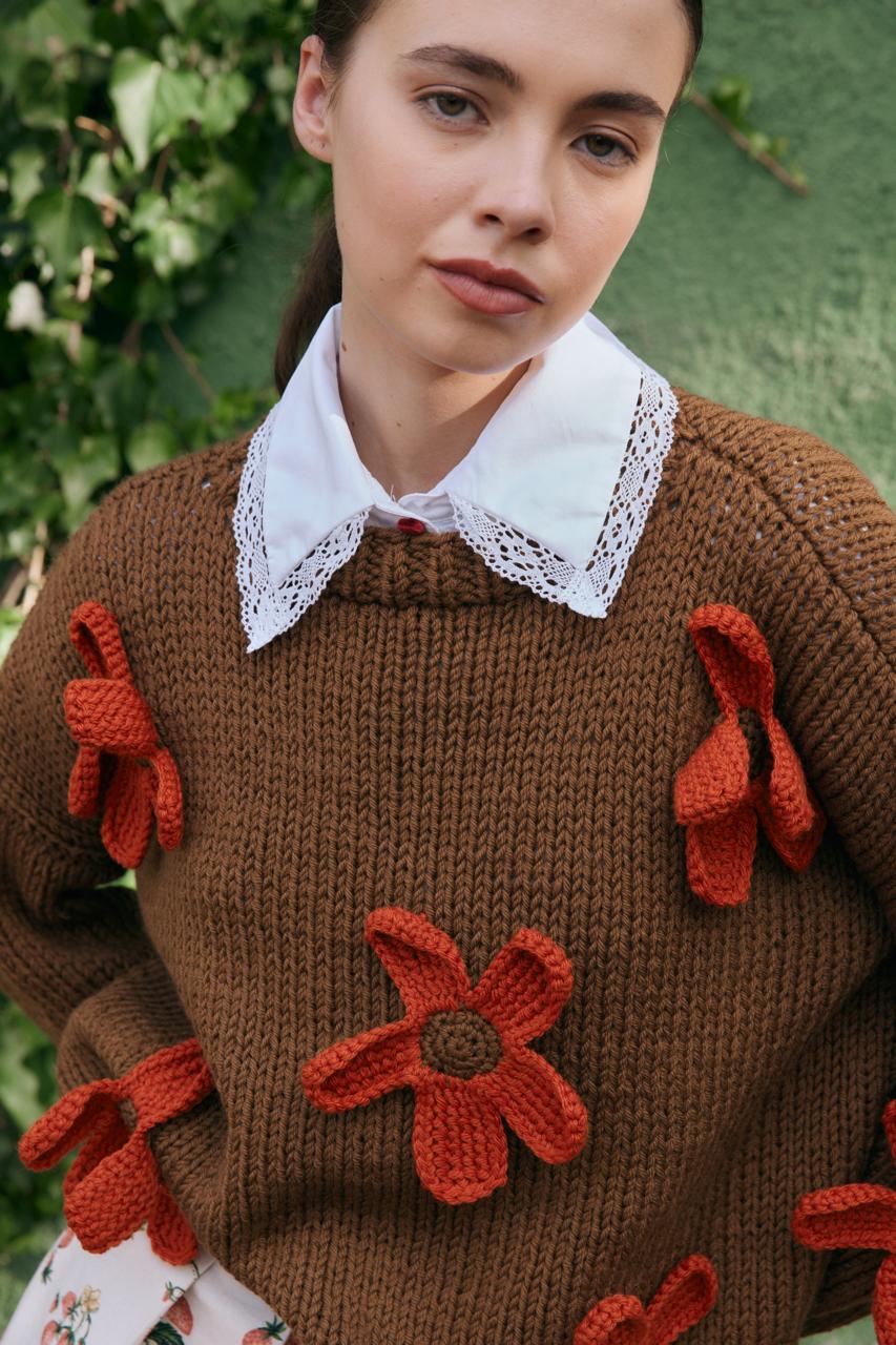 Sweater Poppy marrón
