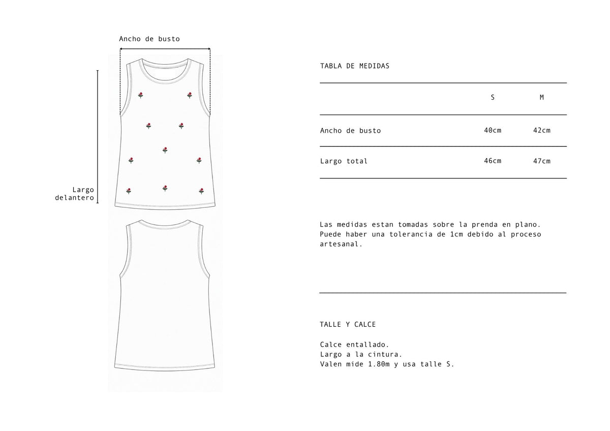 Musculosa Amalia Blanco