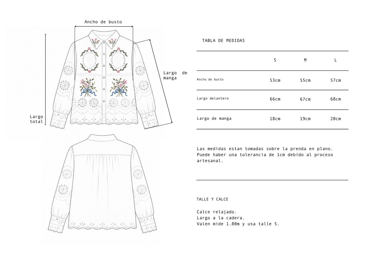 Camisa Enriqueta Blanco