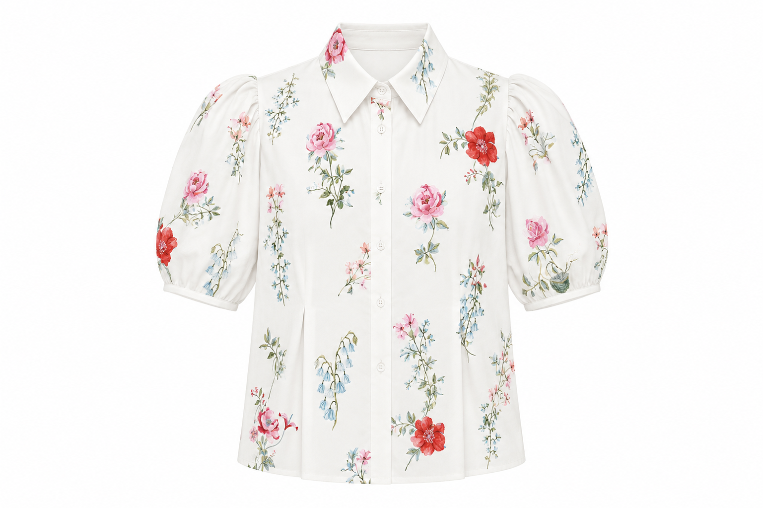 Camisa Violet Bouquets
