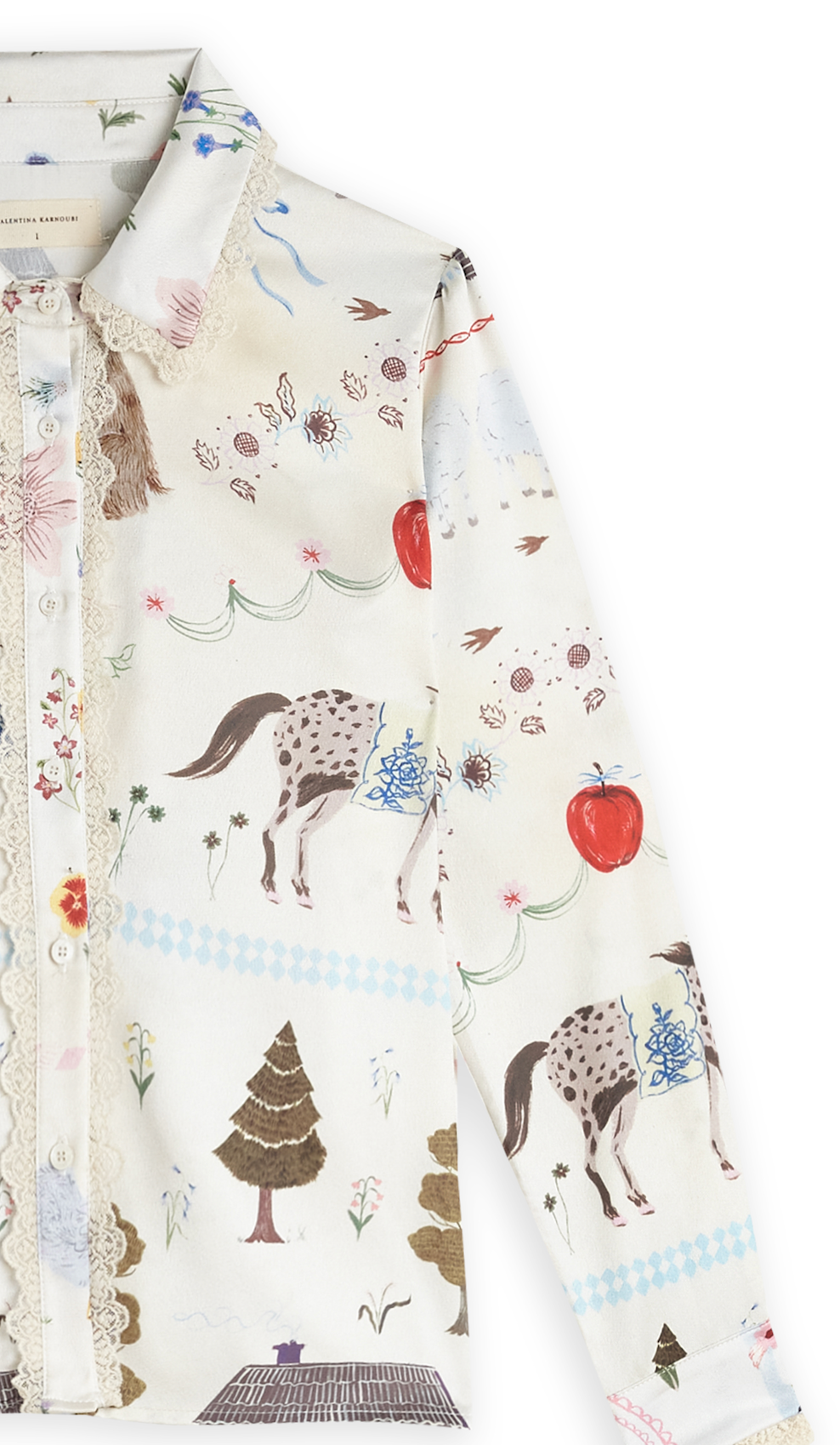 Camisa Abigail crudo