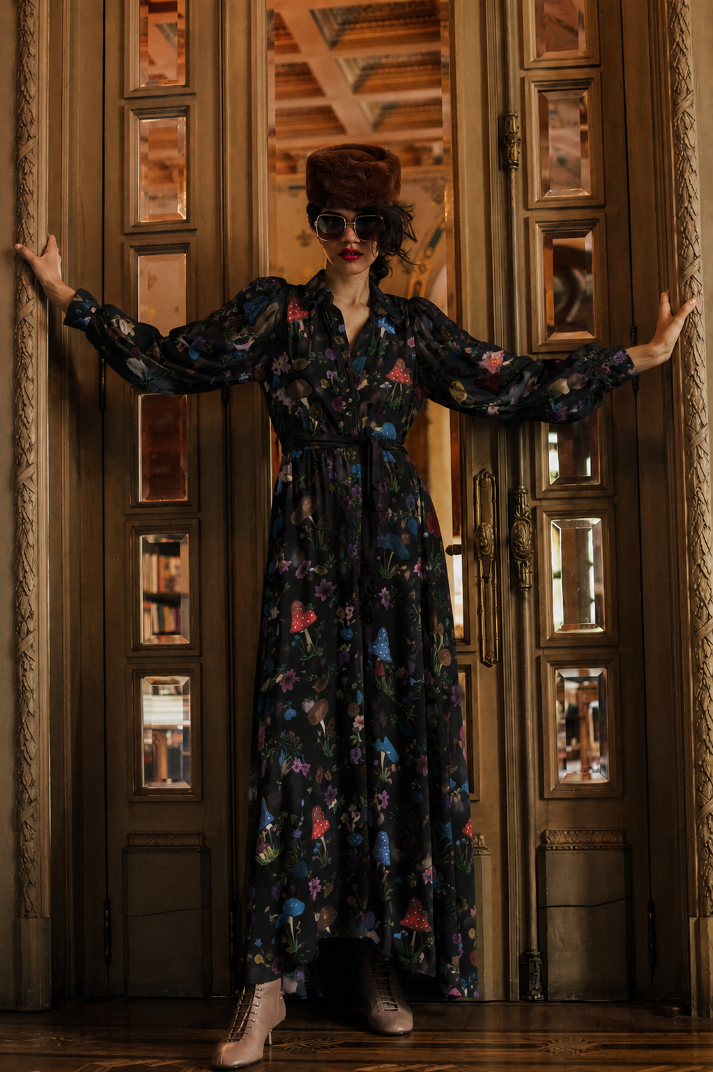 Vestido Wonderland negro