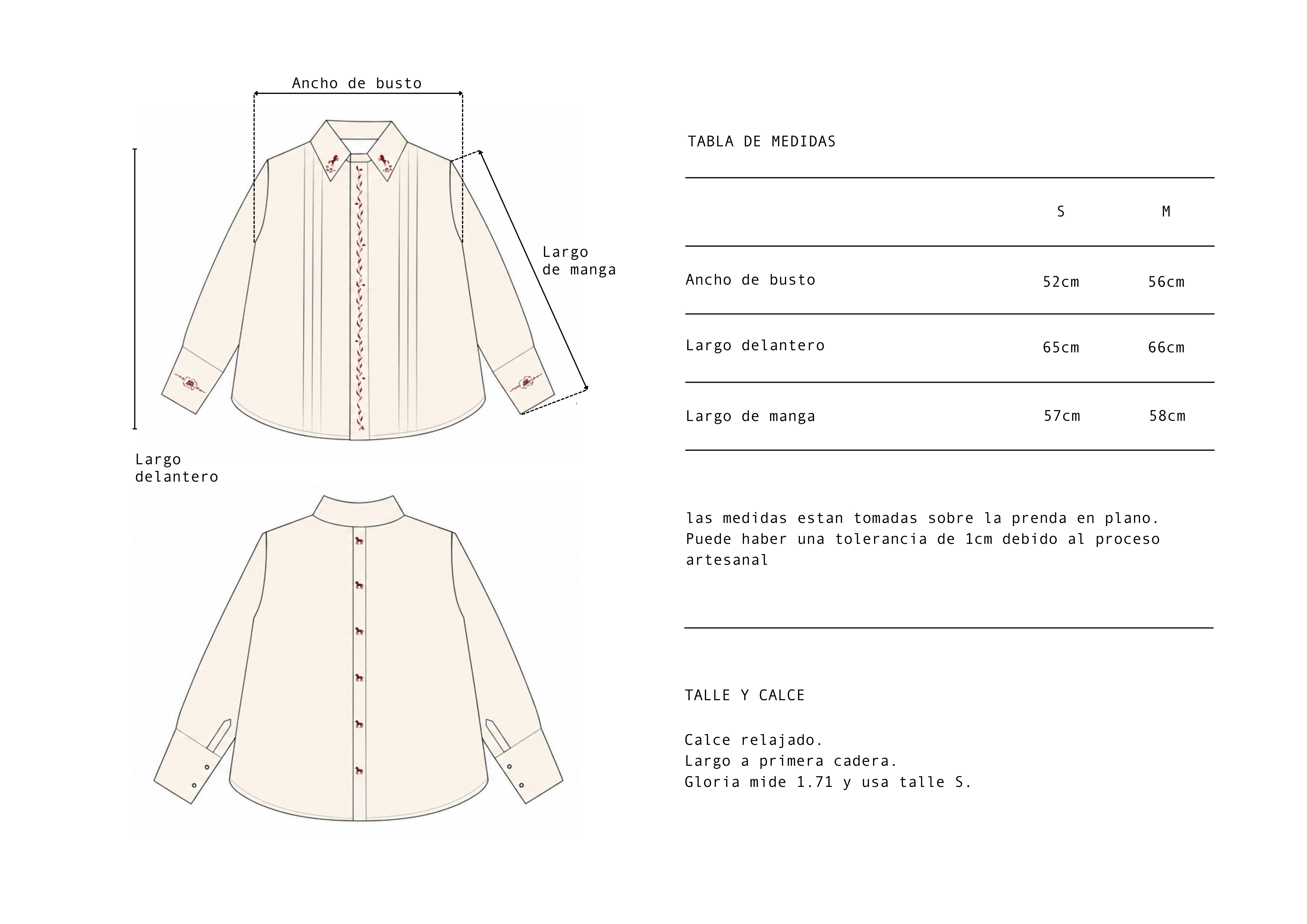 Camisa Arizona Crema