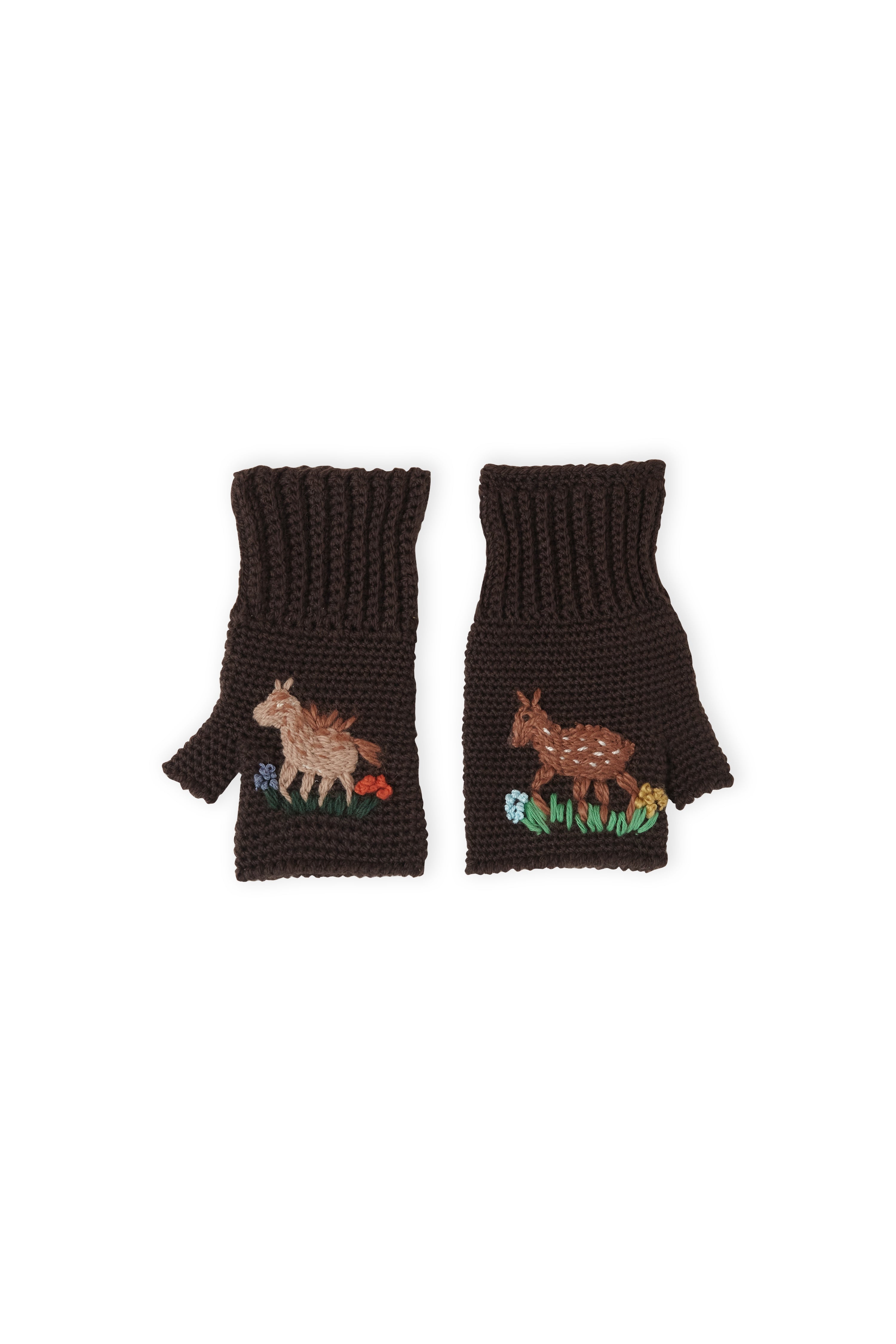 Mitones Bambi chocolate