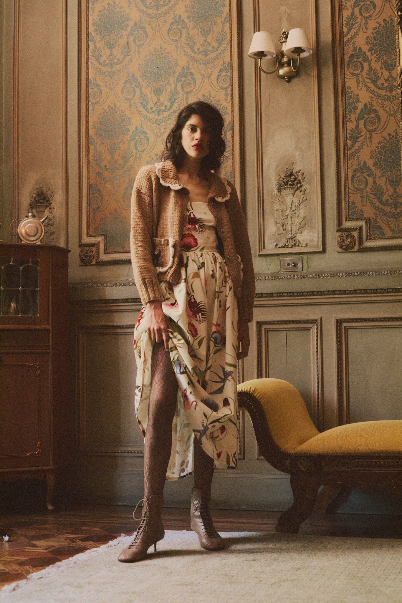 Cardigan Valery camel