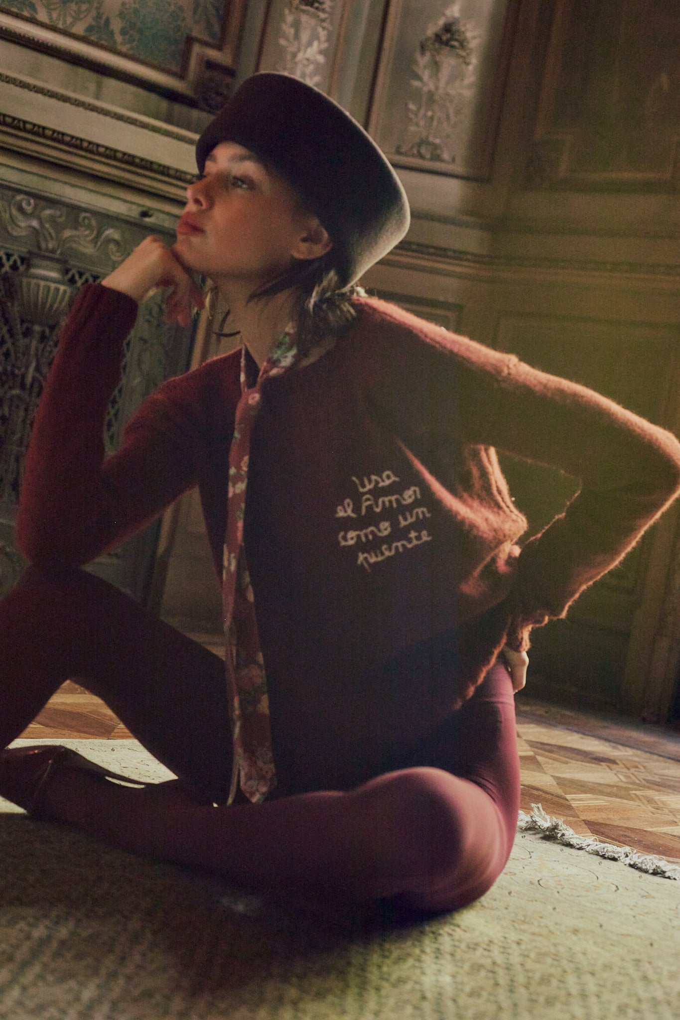 Sweater Gustavo bordeaux