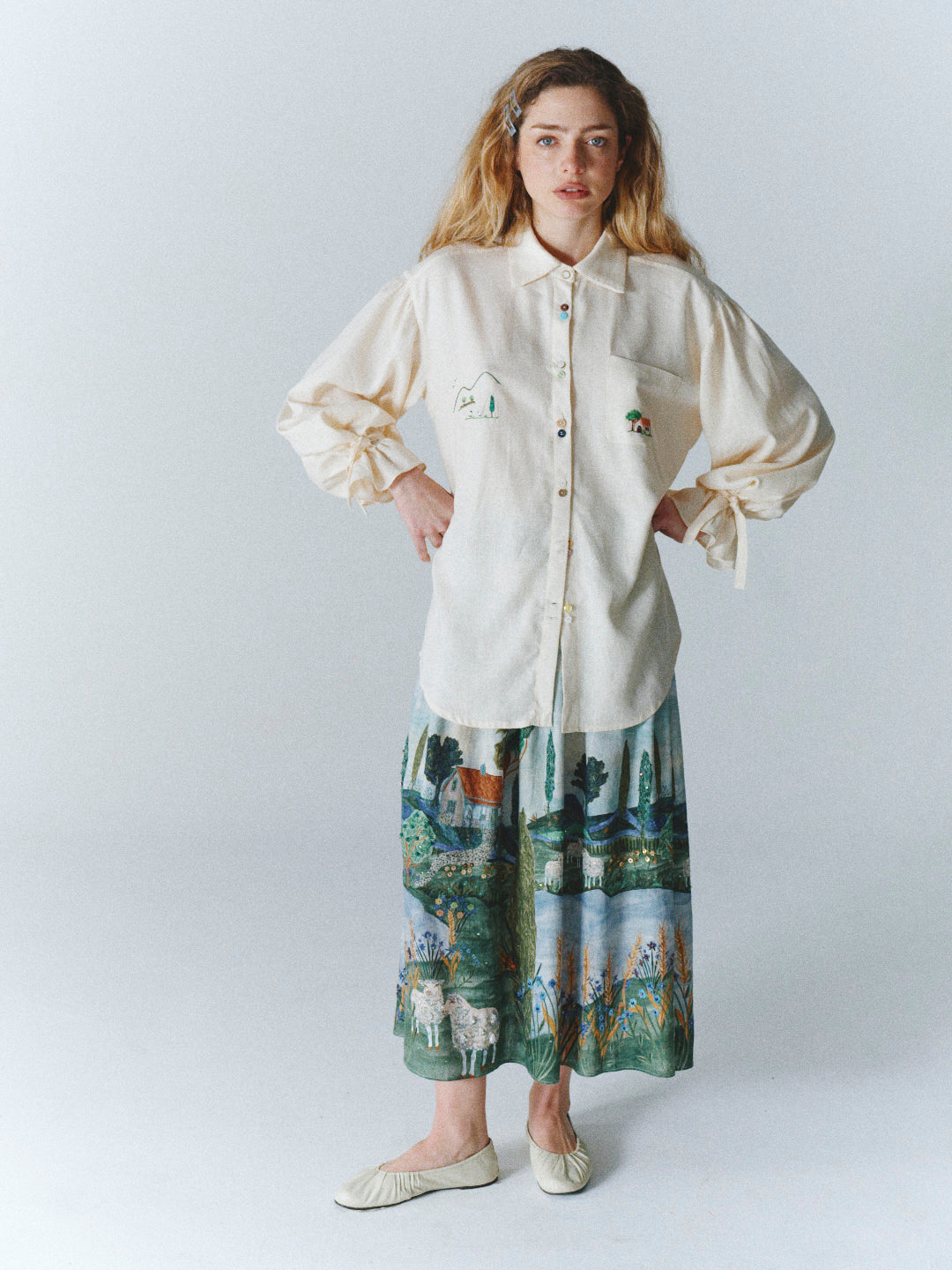 Camisa Inés Crema