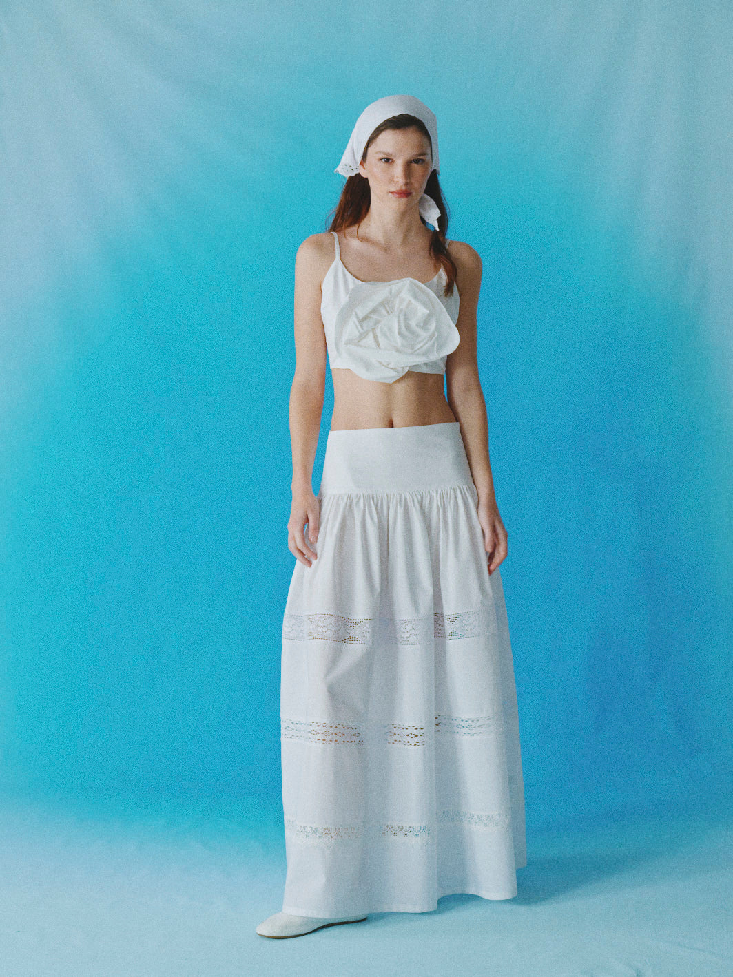 Falda Justina Blanco