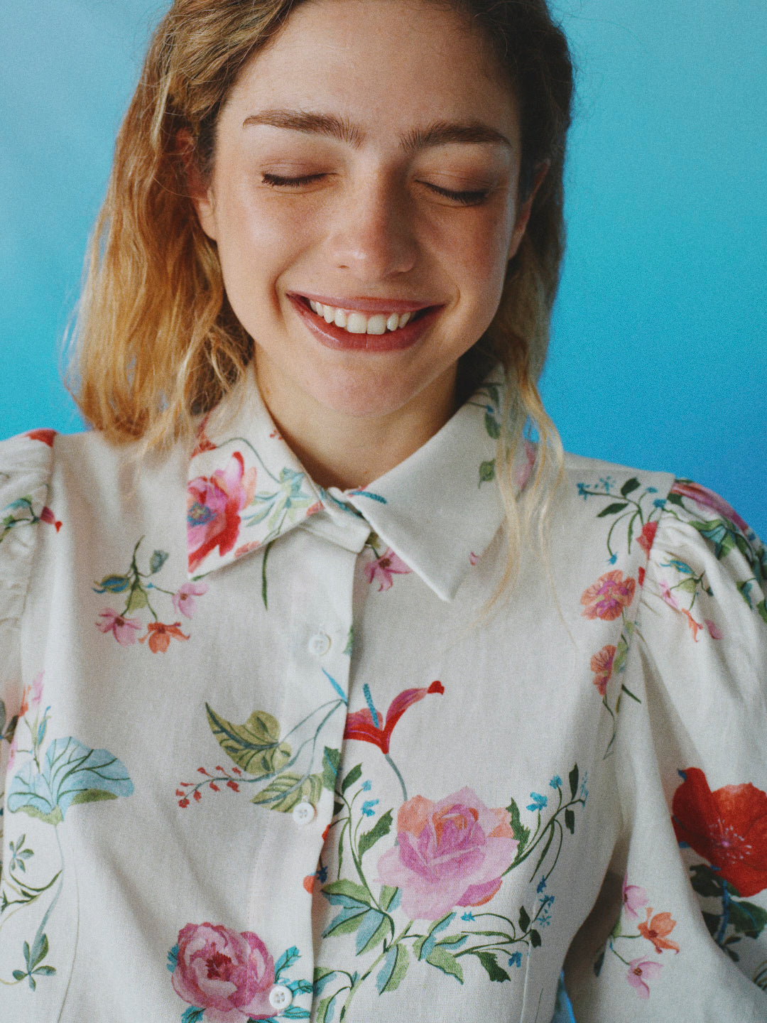 Camisa Violet Bouquets