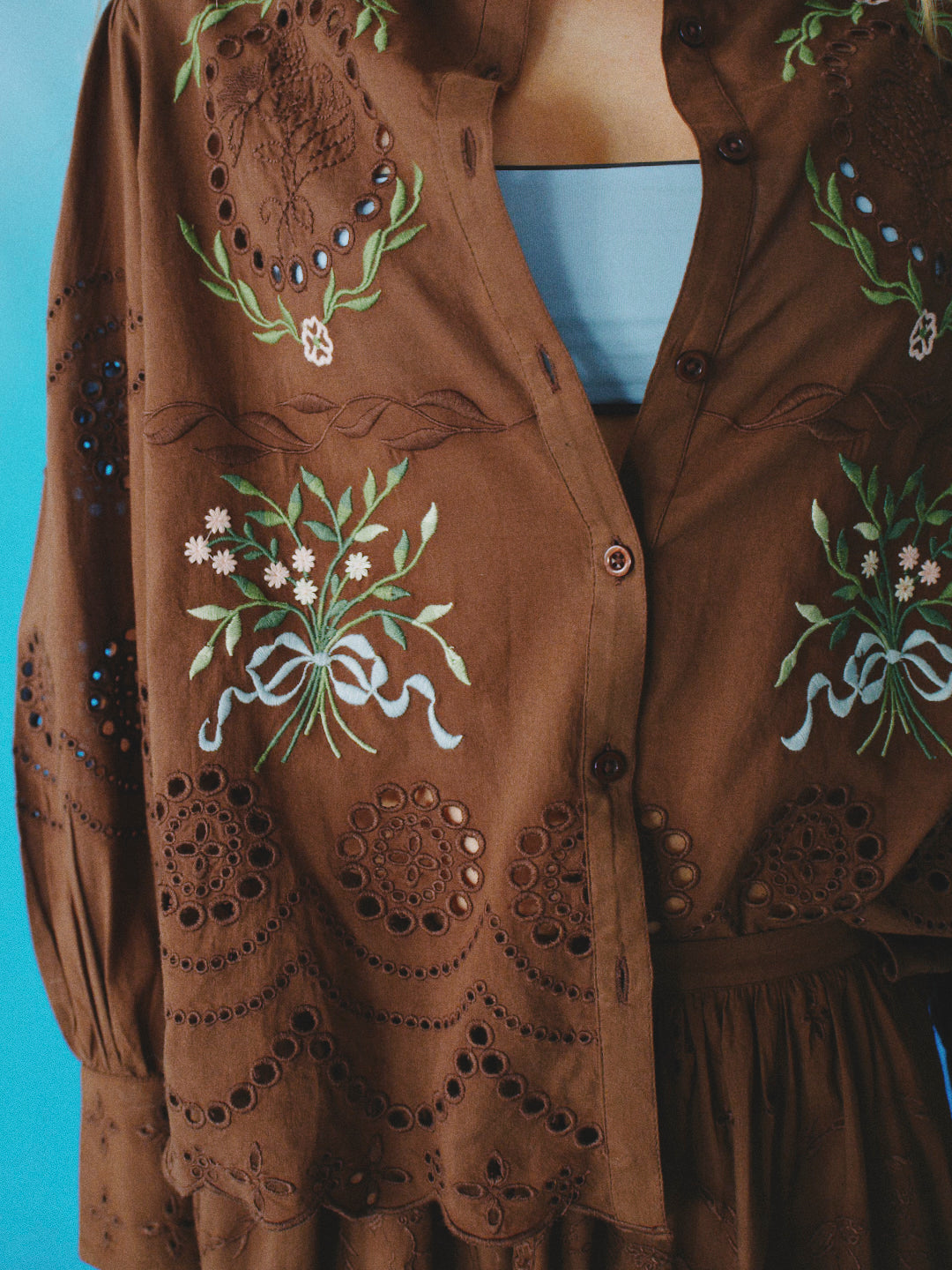 Camisa Enriqueta Chocolate