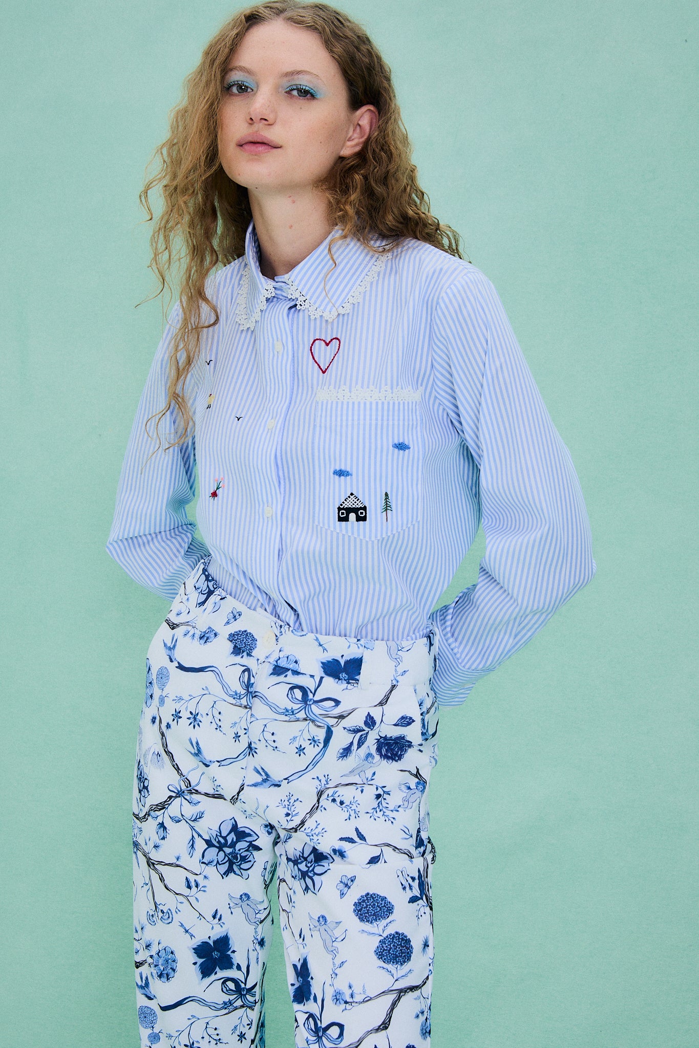 Camisa Carintia celeste