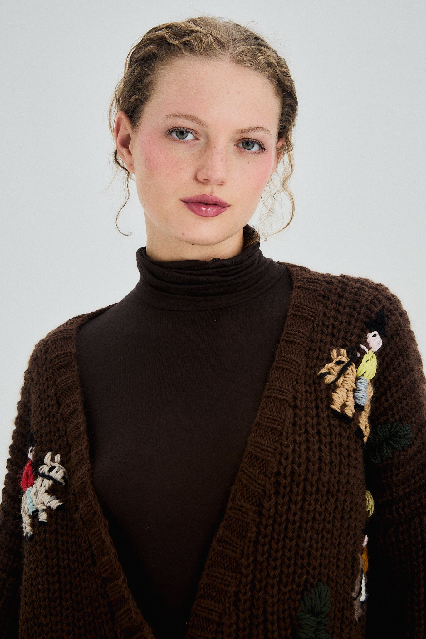 Cardigan Arelauquen chocolate