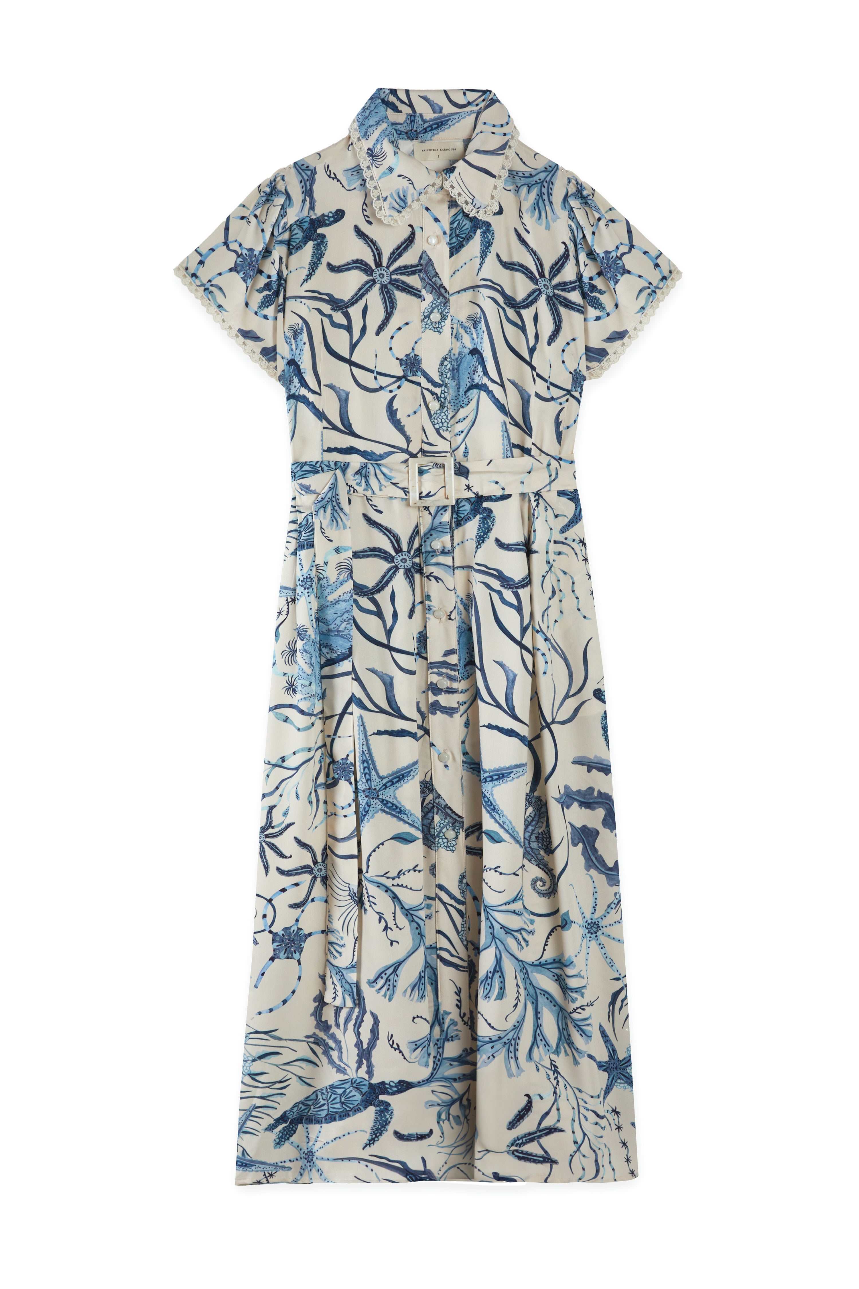 Vestido Salto azul