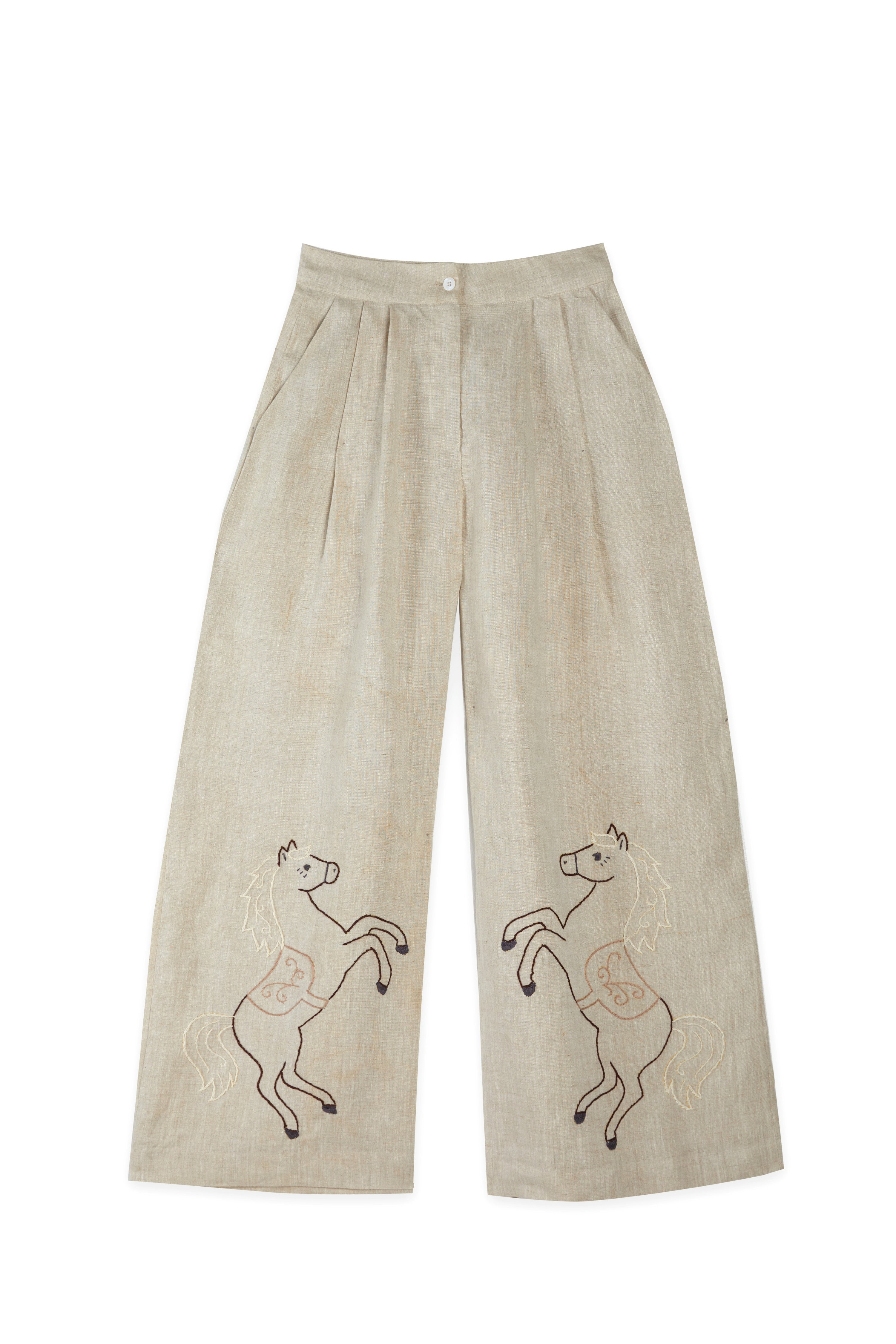 Pantalón Brava crema