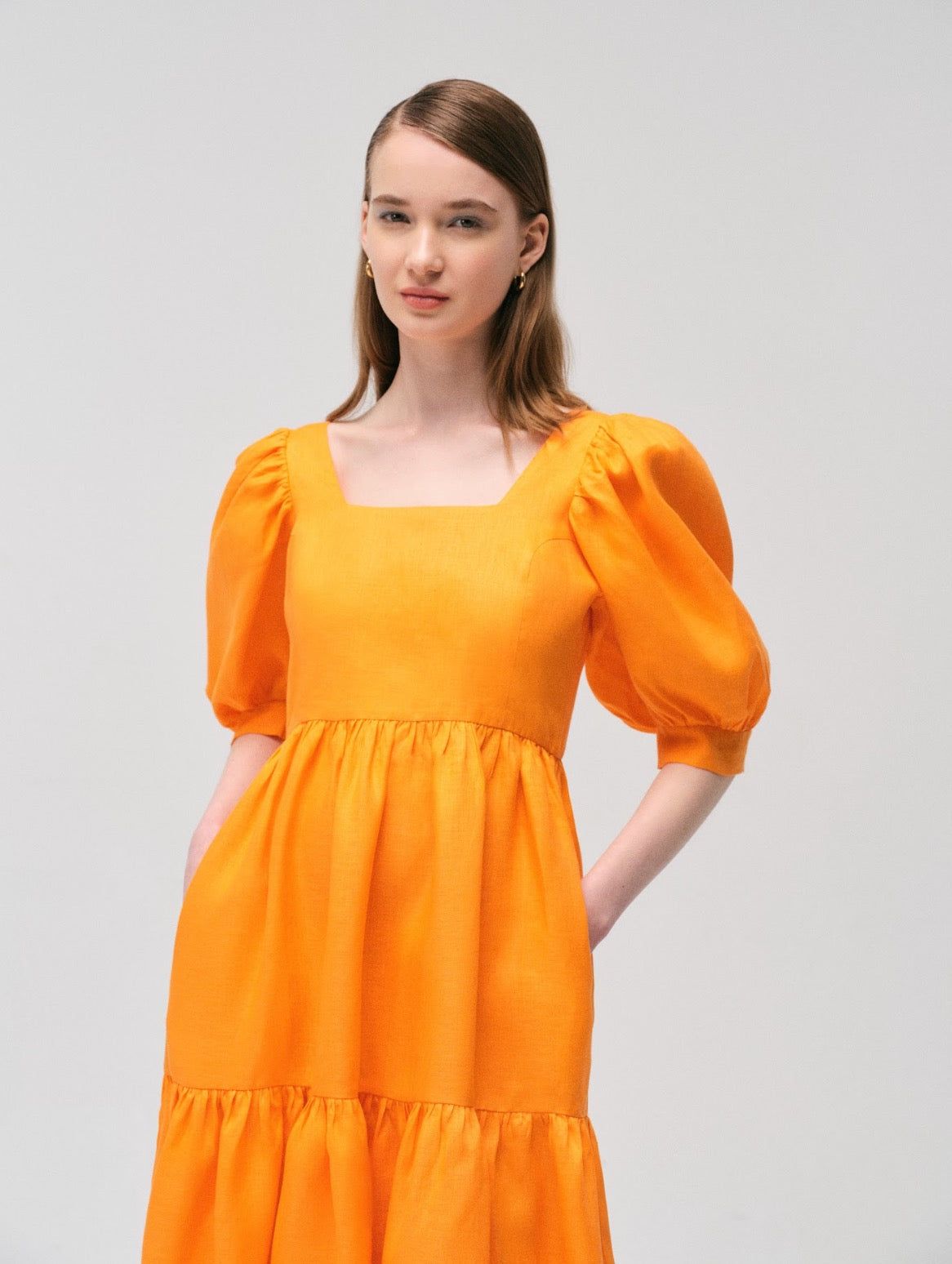 Vestido Ambar Naranja